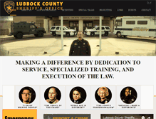 Tablet Screenshot of lubbocksheriff.com